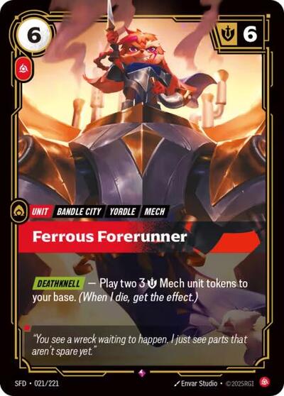 Ferrous Forerunner (Rare) [SFD-021-R]