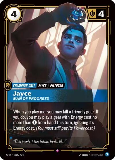 Jayce - Man of Progress (Rare) [SFD-084-R]