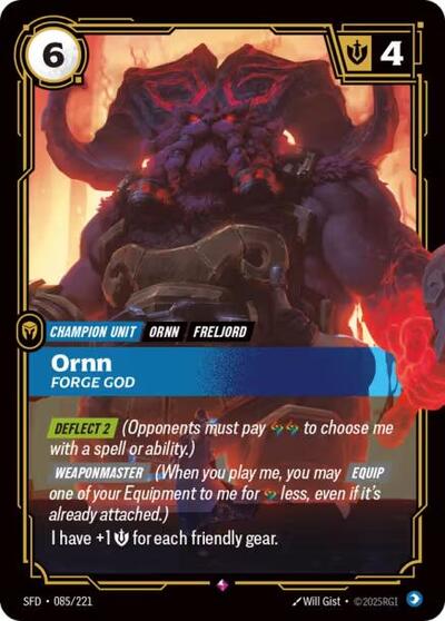 Ornn - Forge God (Rare) [SFD-085-R]