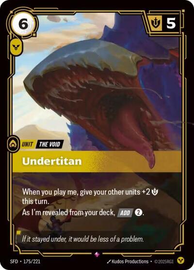 Undertitan (Rare) [SFD-175-R]