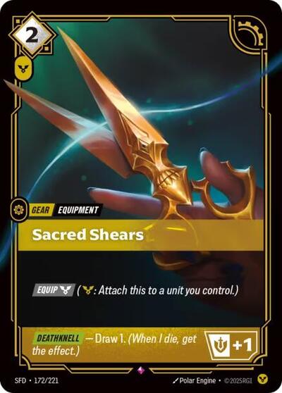 Sacred Shears (Rare) [SFD-172-R]