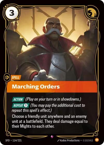 Marching Orders (Rare) [SFD-114-R]