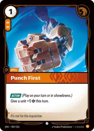 Punch First (Common) [SFD-097-C]