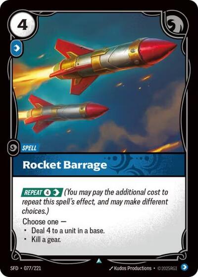 Rocket Barrage (Uncommon) [SFD-077-U]
