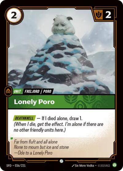 Lonely Poro (Common) [SFD-036-C]