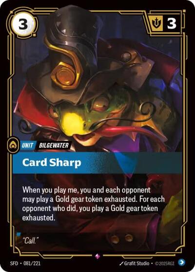 Card Sharp (Rare) [SFD-081-R]