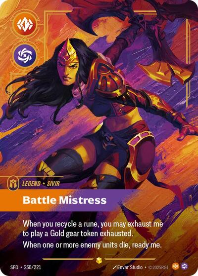 Sivir - Battle Mistress (Showcase) [SFD-250-S]