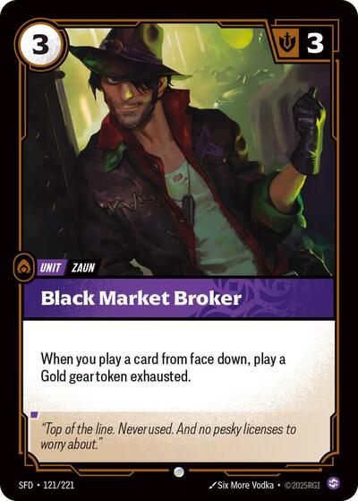 Black Market Broker (Common) [SFD-121-C]