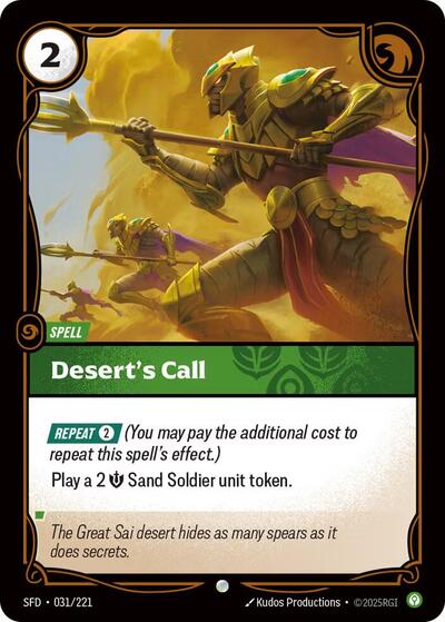 Desert's Call (Common) [SFD-031-C]