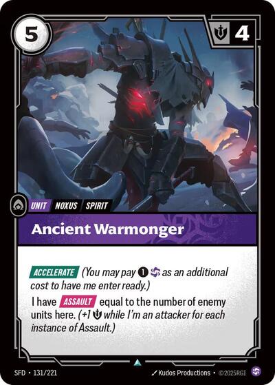 Ancient Warmonger (Uncommon) [SFD-131-U]
