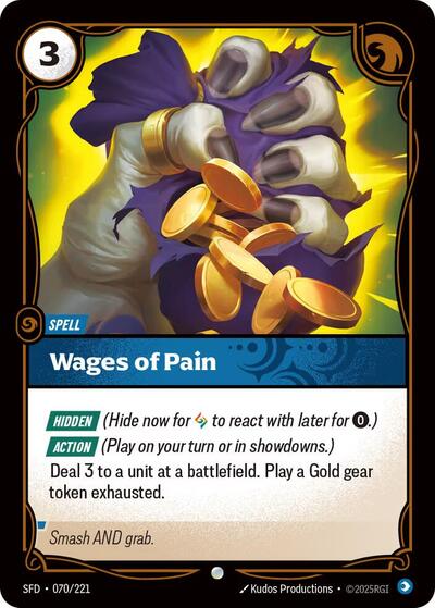 Wages of Pain (Common) [SFD-070-C]