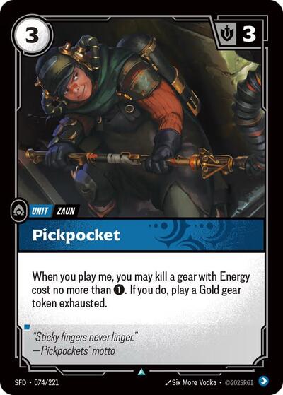 Pickpocket (Uncommon) [SFD-074-U]