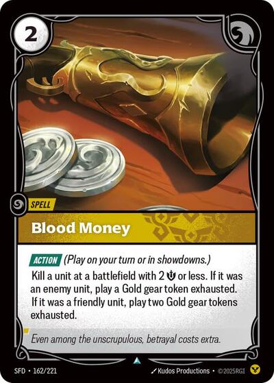 Blood Money (Uncommon) [SFD-162-U]