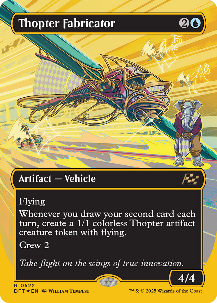 Thopter Fabricator - Borderless - First Place Foil [DFT-522]