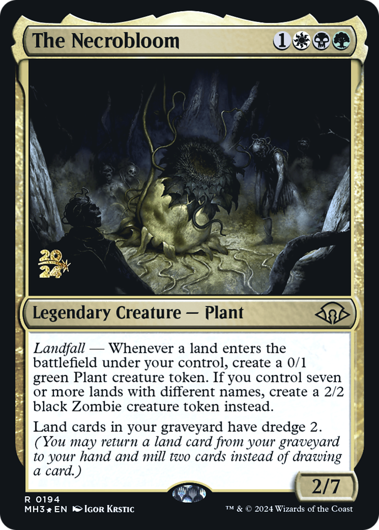 The Necrobloom - Prerelease Promo [PMH3-194s]