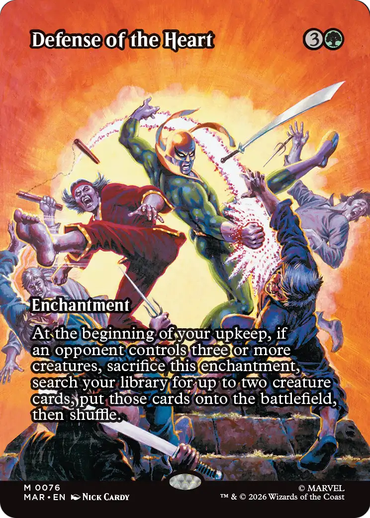 Defense of the Heart - Borderless - Full Art [MAR-76]