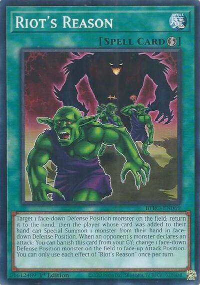Riot's Reason (Common) [BPRO-EN069-C]