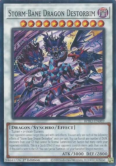 Storm-Bane Dragon Destorbim (Common) [BPRO-EN089-C]