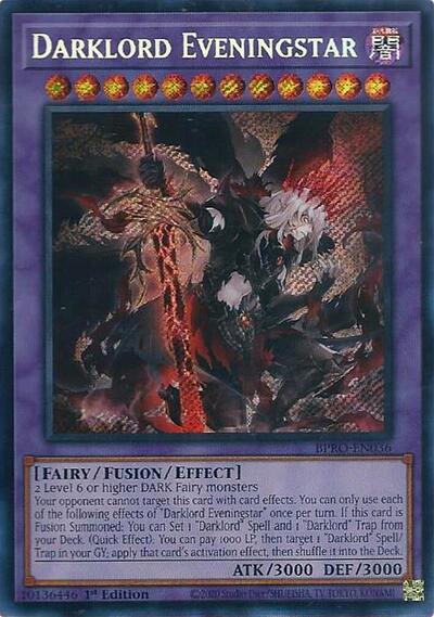 Darklord Eveningstar (Secret Rare) [BPRO-EN036-SeR]