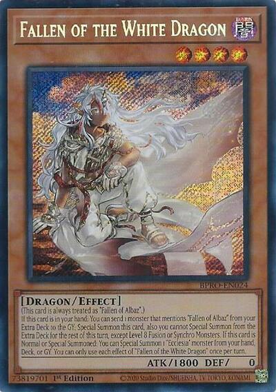 Fallen of the White Dragon (Secret Rare) [BPRO-EN024-SeR]