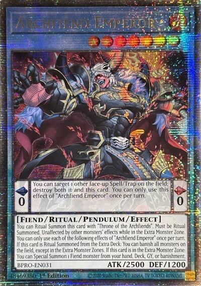 Archfiend Emperor (Starlight Rare) [BPRO-EN031-StR]
