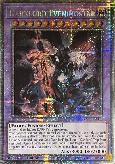 Darklord Eveningstar (Starlight Rare) [BPRO-EN036-StR]