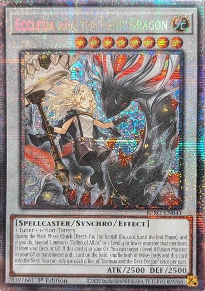 Ecclesia and the Dark Dragon (Starlight Rare) [BPRO-EN041-StR]