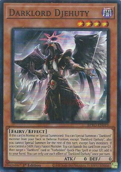 Darklord Djehuty (Super Rare) [BPRO-EN019-SuR]