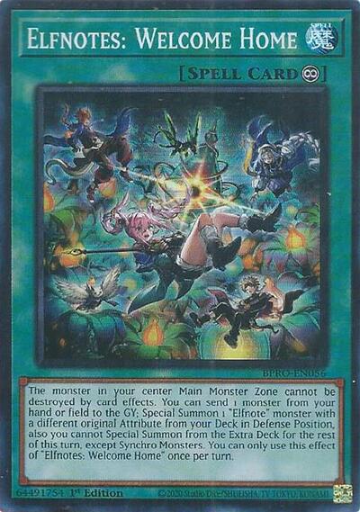 Elfnotes: Welcome Home (Super Rare) [BPRO-EN056-SuR]