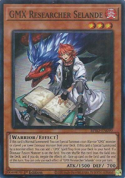 GMX Researcher Selande (Super Rare) [BPRO-EN090-SuR]