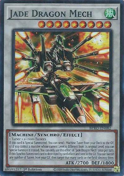 Jade Dragon Mech (Super Rare) [BPRO-EN082-SuR]