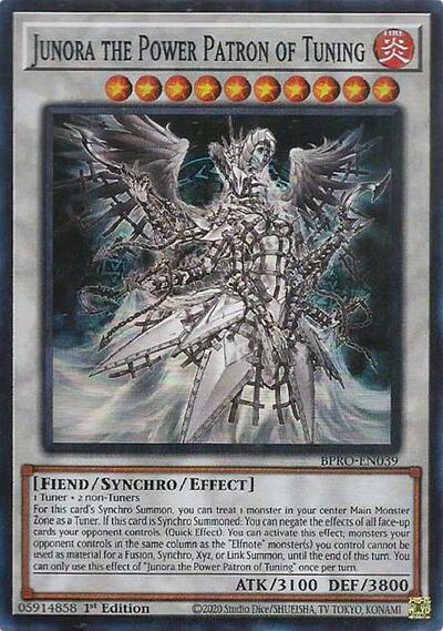Junora the Power Patron of Tuning (Super Rare) [BPRO-EN039-SuR]