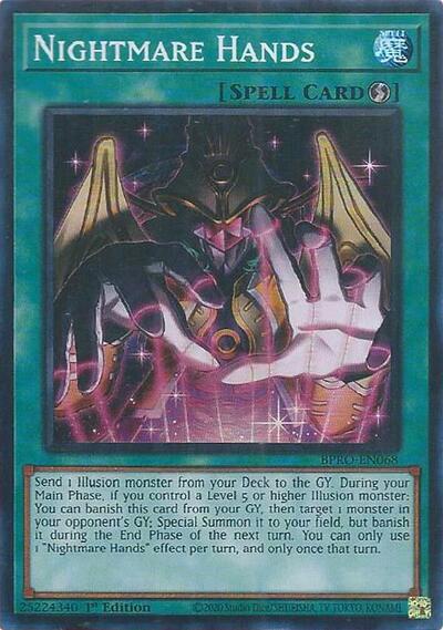 Nightmare Hands (Super Rare) [BPRO-EN068-SuR]