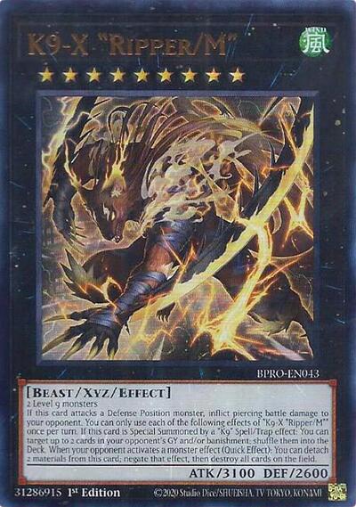 K9-X "Ripper/M" (Ultra Rare) [BPRO-EN043-UR]