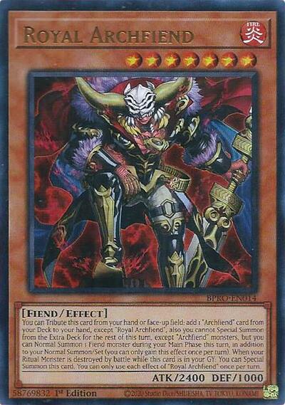 Royal Archfiend (Ultra Rare) [BPRO-EN014-UR]