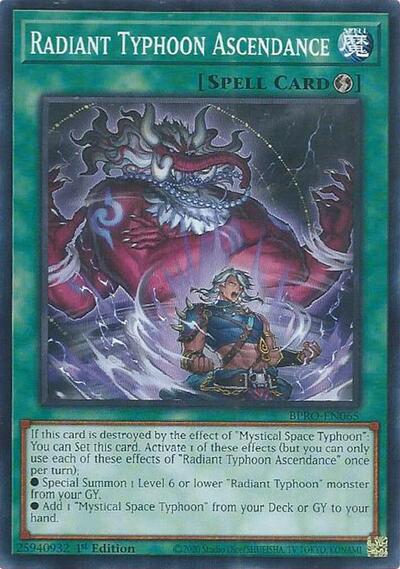 Radiant Typhoon Ascendance (Common) [BPRO-EN065-C]