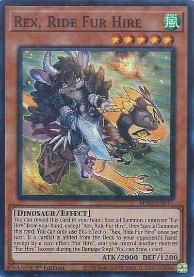 Rex, Ride Fur Hire (Super Rare) [BPRO-EN017-SuR]