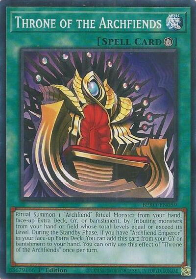 Throne of the Archfiends (Common) [BPRO-EN059-C]