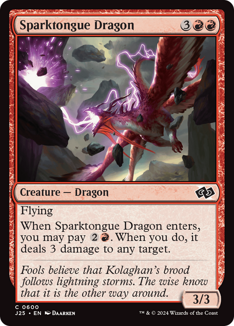 Sparktongue Dragon [J25-600]