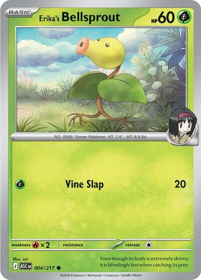 Erika's Bellsprout - 004/217 (Common) [ASC-004-C]