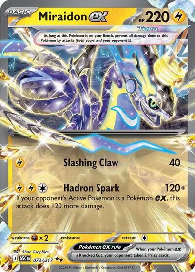 Miraidon ex - 073/217 (Double Rare) [ASC-073-DR]