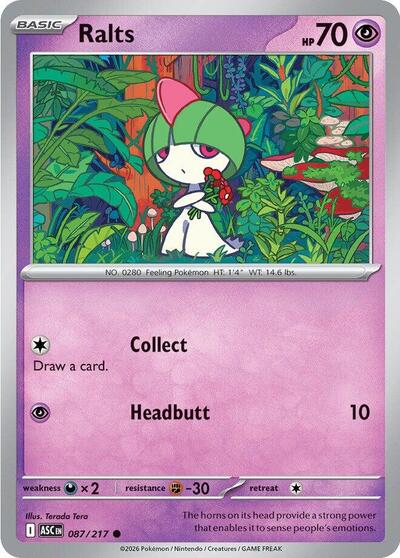 Ralts - 087/217 (Common) [ASC-087-C]