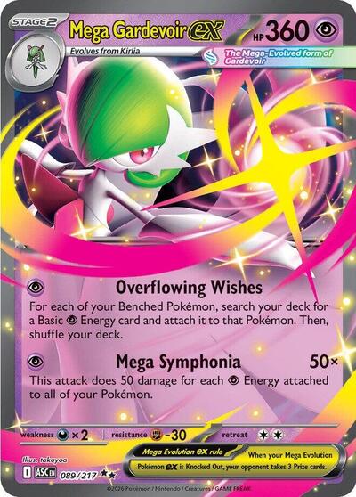 Mega Gardevoir ex - 089/217 (Double Rare) [ASC-089-DR]