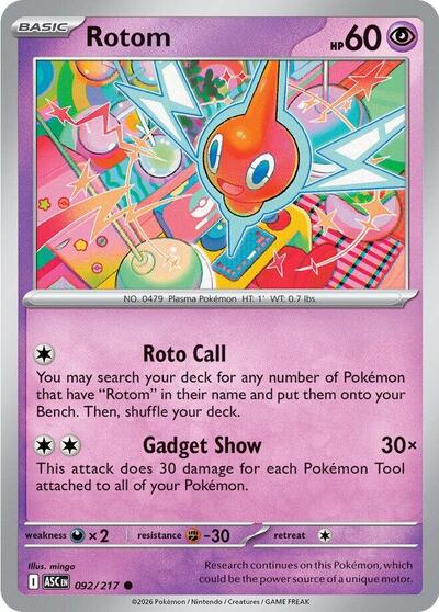 Rotom - 092/217 (Common) [ASC-092-C]