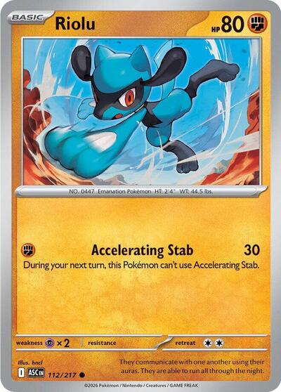 Riolu - 112/217 (Common) [ASC-112-C]