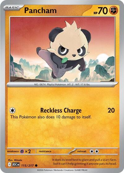 Pancham - 115/217 (Common) [ASC-115-C]
