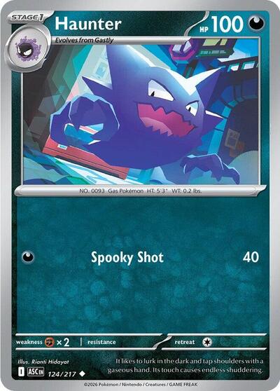 Haunter - 124/217 (Uncommon) [ASC-124-U]