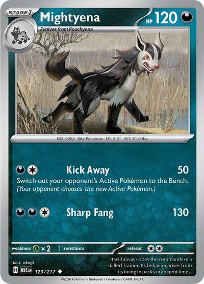Mightyena - 129/217 (Uncommon) [ASC-129-U]