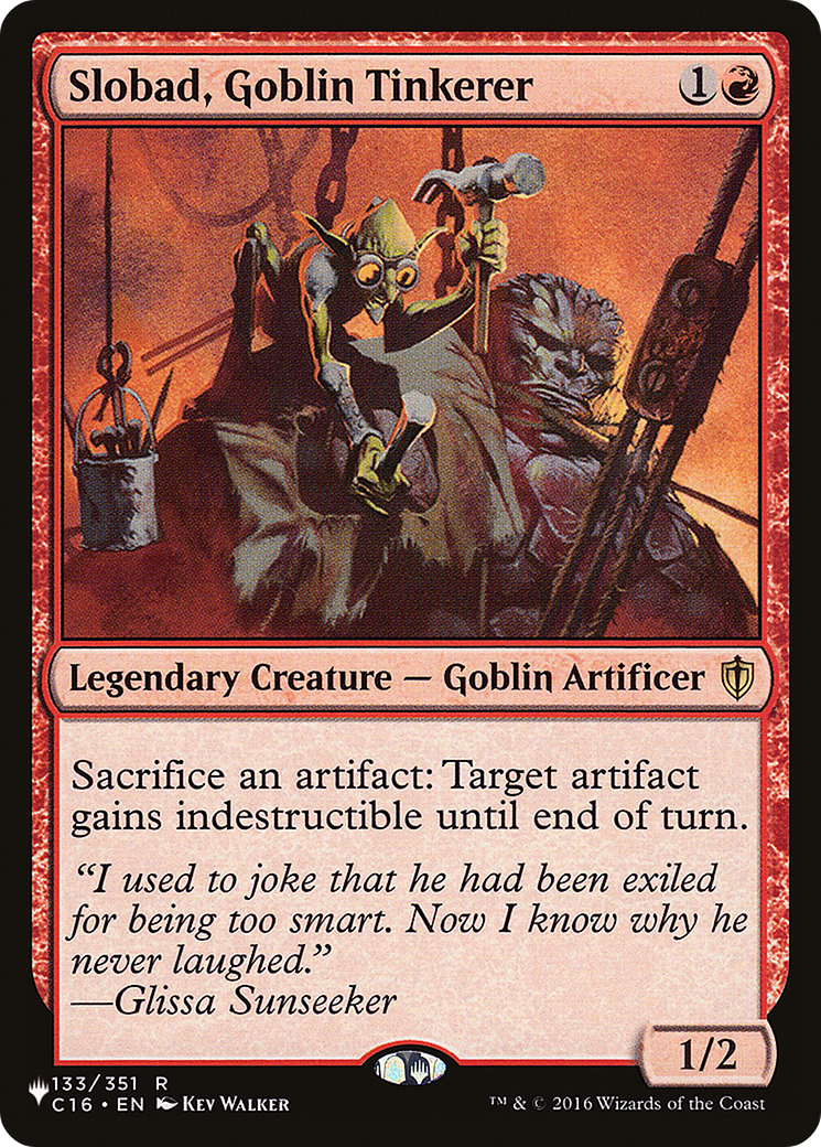 Slobad, Goblin Tinkerer [PLST-C16-133]