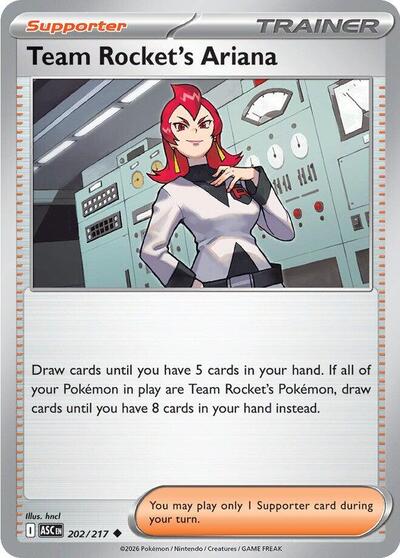 Team Rocket's Ariana - 202/217 (Uncommon) [ASC-202-U]